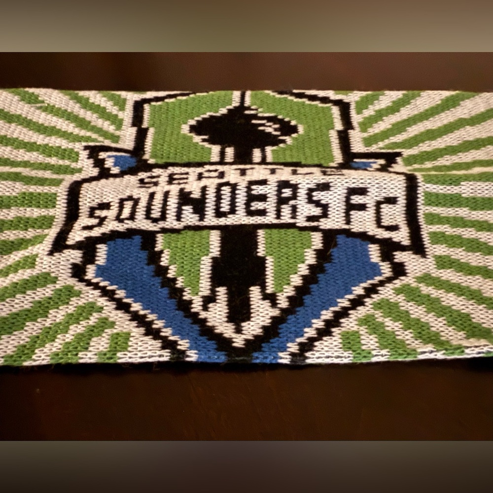 Adidas Seattle Sounders FC Scarf 2011 Season Ticket Member Knit Soccer Fan Gear - Picture 3 of 6